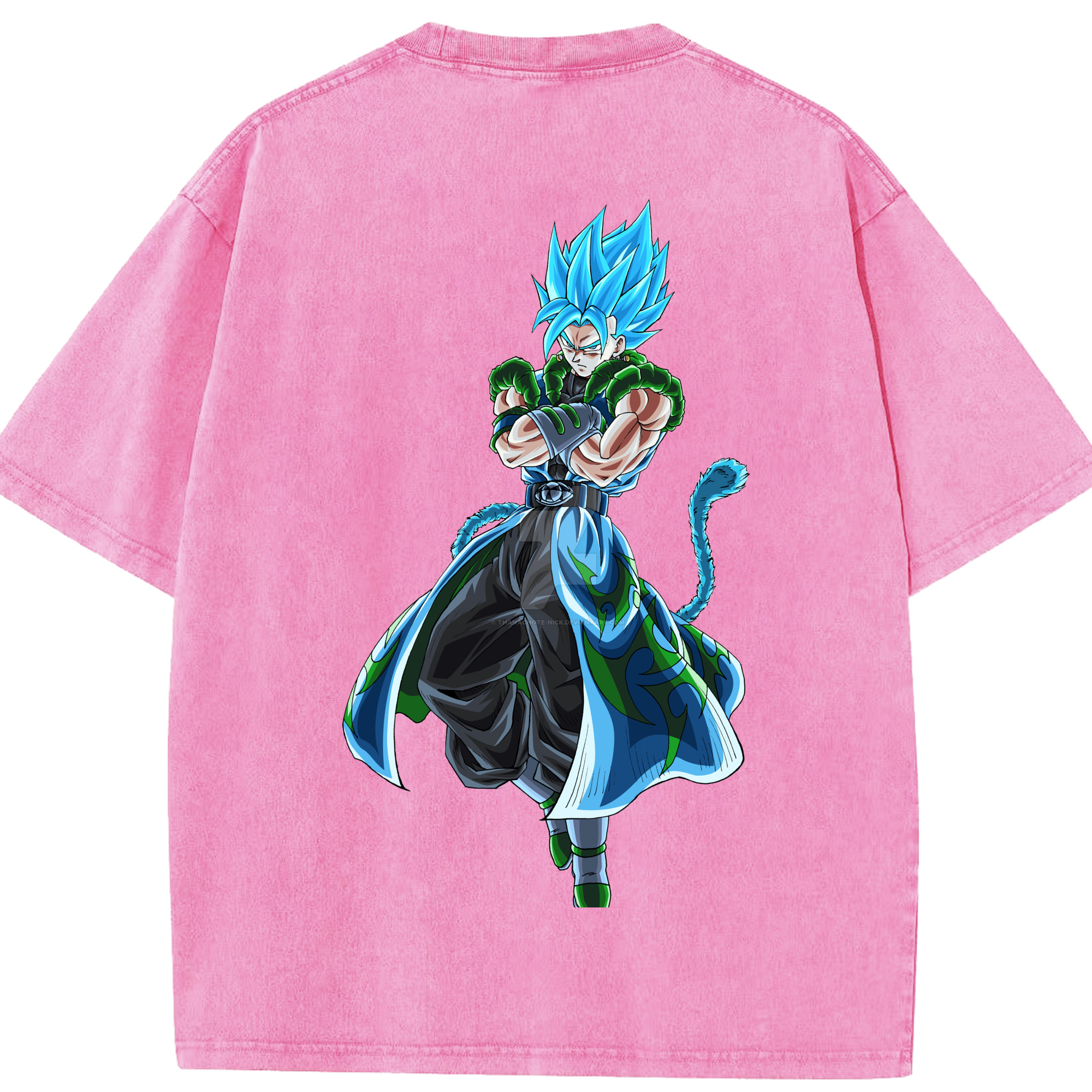 （画像用） ドラゴンボール ベジット DRAGON BALL Vegetto 綿100% ヴィンテージ風 半袖Tシャツ（背面プリント）